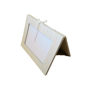 Ivory Moire Photo <b>Frame</b>-Specialty Decorative <b>Picture</b> <b>Frame</b> - Product Image 1