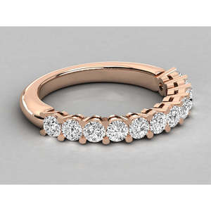 Anillo de Oro de 10K con Diamante Cultivado en Laboratorio para Mujer - Product Image 6