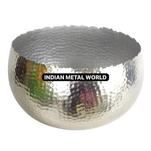 Elegante cuenco de Metal dorado hecho a mano para servidor dulce, respetuoso con el medio ambiente, artículos de comedor para el hogar, bodas para servir dulces de Chocolate, otros - Product Image 2