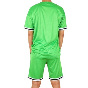 Camiseta y pantalones cortos de cuello redondo para hombre, conjuntos dobles de temporada de verano, ligeros, con bolsillos laterales - Product Image 5