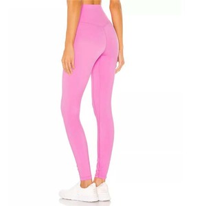 Leggings de sport pour femmes, de haute qualité, décontractés, avec logo personnalisé, taille mi-haute, en coton et élasthanne, respirants et à séchage rapide - Product Image 2