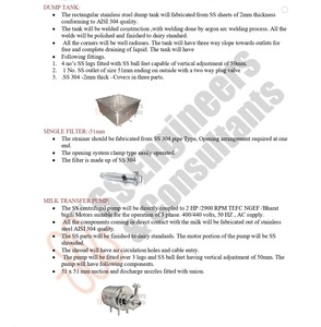 เครื่องทำความเย็นแบบชุดรวมสำหรับโรงงานแปรรูปนมและอุปกรณ์ทำนม - Product Image 3