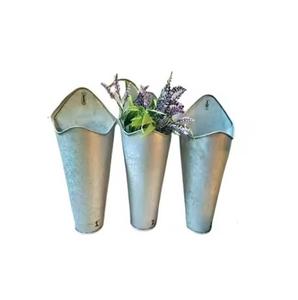 Macetas de metal duraderas para exteriores, metal martillado acabado resistente a la intemperie para proyectos de paisajismo y decoración del hogar - Product Image 3