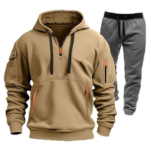 Venta al por Mayor de Chándales Deportivos Casuales para Hombre de Alta Calidad, Diseño Personalizado, Sudadera con Capucha de Invierno, Ligera y Transpirable, Servicio OEM - Product Image 1