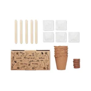 Kit de culture de fleurs écologiques avec outils promotionnels - Product Image 3