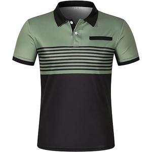เสื้อโปโลสำหรับผู้ชายชุดเดรสกีฬาเสื้อกอล์ฟพิมพ์ลายโลโก้ตามสั่งมีปกตั้งไซส์ใหญ่พิเศษ - Product Image 2