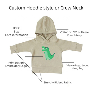 Custom Kids Tech Stacked Sweatsuit Conjuntos Imprimir Logo Algodón Liso Invierno Para Niños Niñas French Terry 2 Piezas Camisa Jogger Set - Product Image 4