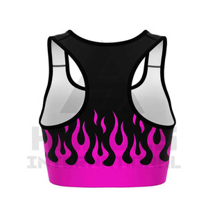 Sujetador deportivo con sublimación personalizada para mujer, Fitness, ejercicio de alta calidad, entrenamiento, Sujetador deportivo sin costuras de alto soporte - Product Image 4