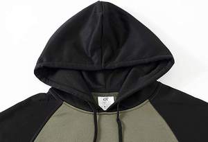 Sweat à capuche à manches longues Hip Hop pour hommes personnalisé avec manches raglan Sweat-shirt pull-over à la mode avec motif imprimé Vêtements d'hiver - Product Image 4