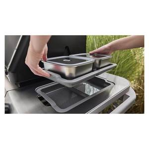 Bandeja de Servir para Barbacoa Premium Slate WORKS 3400220, Juego de Accesorios para Barbacoa de 76 cm, Contenedor y Almacenamiento de Alimentos - Product Image 3