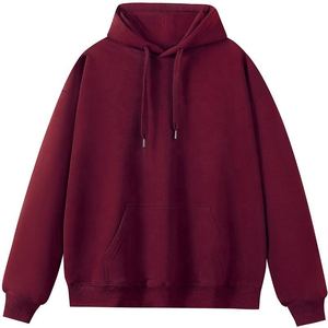 Sweats à capuche à la mode pour hommes en couleur unie coupe surdimensionnée avec style pull et sweat à capuche de Street wear au meilleur prix - Product Image 6