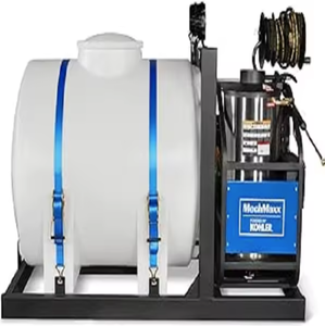 Nuova Idropulitrice ad Acqua Calda da 4000 PSI 4 GPM con Avviamento Elettrico, Montata su Piattaforma con Serbatoio da 175 Galloni, HPW40KT - Product Image 1