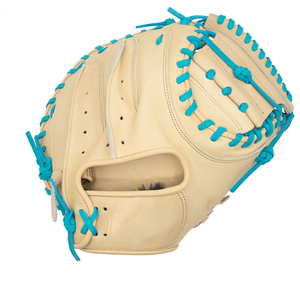 Guantes de Béisbol de Cuero Personalizados de Alta Calidad, Guantes Deportivos Cómodos Antideslizantes de Dedo Completo, OEM Personalizados para Receptor - Product Image 3