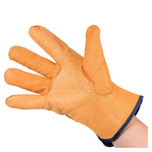 Gants de travail en cuir de mouton, gants de protection pour soudeurs, gants de sécurité pour jardiniers, motards, conducteurs, gants résistants à l'usure - Product Image 3