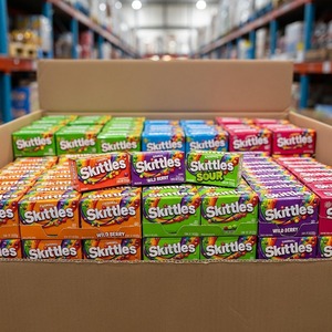 Skittles ผลไม้สีรุ้งเคี้ยวลูกกวาดขายดีผู้จัดจำหน่ายจำนวนมากสำหรับซูเปอร์มาร์เก็ตนักวางแผนงานปาร์ตี้ร้านค้าปลีกและผู้ค้าส่ง - Product Image 6