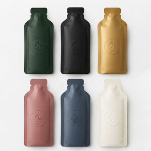 Bolsas de Embalaje Líquido con Forma de Botella para Gel Energético, Impresión Digital Personalizada, Película de Aluminio Laminada, con Muescas de Fácil Apertura - Product Image 1