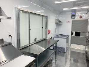 โรงงานผลิตซุ้มขายอาหารเคลื่อนที่ 4 ล้อ สแตนเลสคุณภาพสูง สำหรับขายอาหารเช้า อาหารกลางวัน มันฝรั่งอบ ใช้กลางแจ้ง - Product Image 6