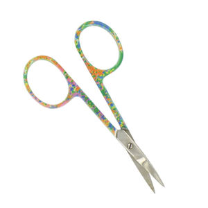 Ciseaux à cuticules ergonomiques courbés en acier inoxydable pour manucure, avec poignée confortable et coupe facile des ongles, vente en gros - Product Image 3