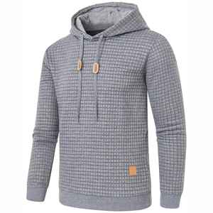 Sweat à capuche en coton-poly premium unique pour homme, pull d'hiver chaud doublé en polaire, coupe régulière - Product Image 1