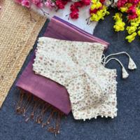 Chemisier cousu Sari broderie dentelle bordure Bollywood Style mariage Sangeet fête superbe Look 2025 indien Mehendi vert Saree
