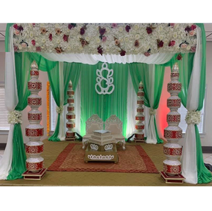 ผ้าม่านใช้ตกแต่งในงานแต่งงานของชาวอินเดีย,ผ้าม่านคลุมสำหรับงานแต่งงานของชาวฮินดู - Product Image 1