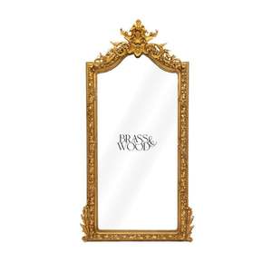 Luxury Ornate <b>Gold</b> <b>Mirror</b> <b>Frame</b> Classic Wall <b>Mirror</b> - Product Image 1
