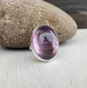 Tendance 925 en argent Sterling améthyste pierre précieuse bague bijoux à la main en argent Boho Style bague bijoux pour femmes cadeau pour les filles - Product Image 3