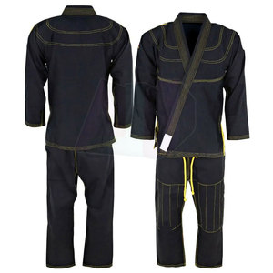 Vêtements d'arts martiaux de haute qualité, kimono de Jiu-Jitsu, ensembles d'uniformes de BJJ pour hommes, logo frontal conçu pour le confort, la force et la flexibilité - Product Image 2