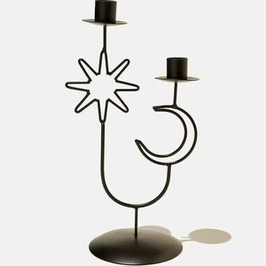 <b>Tall</b> Metal <b>Candle</b> <b>Holder</b> Perfect For Elegant Wedding Decoration And Romantic <b>Candle</b> Ambience - Product Image 1