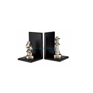 โต๊ะอลูมิเนียมและหินอ่อนตกแต่งโต๊ะทำด้วยมือขนาดใหญ่ Bookends การจัดองค์กรที่ดีที่สุดขายที่ดีที่สุดการออกแบบที่ทันสมัย - Product Image 1