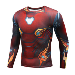 Camisetas de Compresión para Hombre al por Mayor, Deportivas, para Correr, Fitness, Gimnasio, Protección contra Rozaduras, Secado Rápido, Elásticas, Capa Base para Entrenamiento - Product Image 4