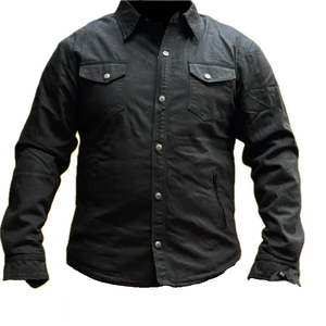 เสื้อเชิ้ตผ้าแคนวาสเคลือบแว็กซ์หนังผสมเคฟลาร์ - Product Image 3