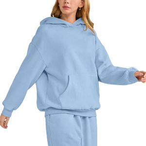Sudadera con capucha de gran tamaño para mujer Parche de corazón Parejas Sudaderas con capucha Sudaderas Heavyweight Pullover Sudadera con capucha de manga larga para mujer - Product Image 3