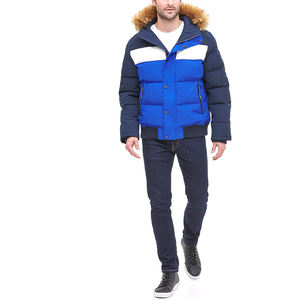 Chaqueta acolchada de moda de alta calidad para hombre, prendas de vestir con burbujas, Abrigo acolchado con capucha hecho de tela de lona - Product Image 5