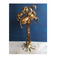 Décoration artisanale en métal, arbre de dattier antique, décoration de table, salon, décoration vintage en métal créative, arbre en métal