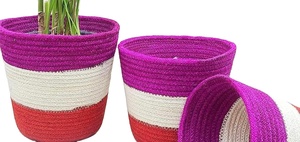Nuevo y Moderno Macetero de Yute para Decoración del Hogar, de Alta Calidad y Bajo Precio, con Flujo de Agua Directo para Adultos, Hecho en Bangladesh - Product Image 6