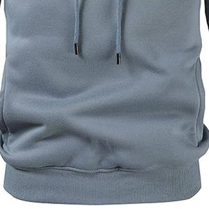 Logo personnalisé OEM No String Streetwear Sweats à capuche épais surdimensionnés Poids lourd Vente en gros Pull à capuche pour hommes Sweat à capuche - Product Image 6