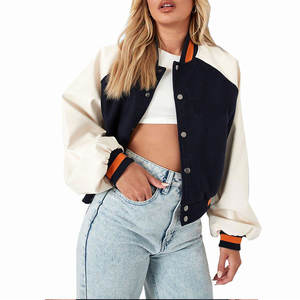 Veste universitaire personnalisée pour femmes, style baseball, streetwear personnalisé pour le collège - Product Image 5