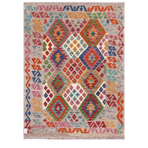 พรมกิลิมไมมาณา อัฟกานิสถาน ขนาด 173 x 131 ซม. พรมและชุดพรมแบบดั้งเดิมของชาวอัฟกัน - Product Image 1