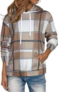 Sweatshirts à capuche à manches longues, pulls à cordon avec poche, chemisiers amples décontractés, tuniques - Product Image 6