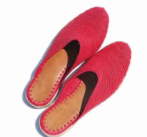 ภาพนิ่ง Raffia, รองเท้าโมร็อกโก, รองเท้าฟาง, แฟลต - Product Image 2