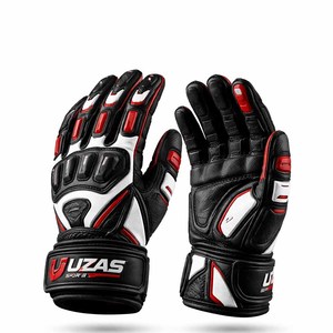 High Quality Custom Paintball Split Cow Leather & Polyester <b>Shooting</b> Gloves Custom Logo Print Full Finger Men Unisex - Product Image 4