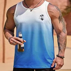 Camiseta sin mangas transpirable de alta calidad para hombre, ropa de entrenamiento cómoda para hombre, camiseta sin mangas para entrenamiento de gimnasio hecha por Dress Sports - Product Image 3