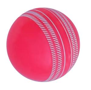 Balle de cricket en cuir souple choix de joueurs de cricket professionnels en balles dures de couleur rose multicolore - Product Image 1