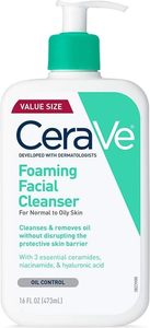 Mejor Precio CeraVes <span class=keywords><strong>Limpiador</strong></span> Facial Espumoso, <span class=keywords><strong>Limpiador</strong></span> Facial <span class=keywords><strong>para</strong></span> <span class=keywords><strong>Piel</strong></span> <span class=keywords><strong>Grasa</strong></span>, 16fl oz |   Cuidado de la <span class=keywords><strong>Piel</strong></span> con Ácido Hialurónico y Niacinamida - Product Image 1