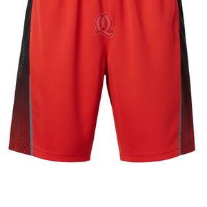 Custom <b>Red</b> Floorball <b>Shorts</b> Breathable Mesh Side Panels Polyester Athletic Unisex Sport Training Wear OEM <b>shorts</b> - Product Image 6