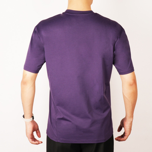 Camiseta personalizable de 100% algodón con cuello redondo para Polo, nuevo estilo, 180 gramos, transpirable, suave, para Fitness, patrón sólido - Product Image 2