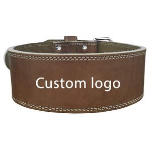 Venta caliente diseño premium personalizado gimnasio entrenamiento cuero de vaca 2025 nueva llegada diseño superior hebilla cinturón de levantamiento de pesas - Product Image 1