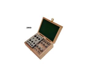 Ensemble de coupe-disques de haute qualité de 14 tailles 3-16 mm dans une boîte en bois utilisé pour la fabrication de bijoux Outils vente en gros prix le plus bas meilleur produit - Product Image 3