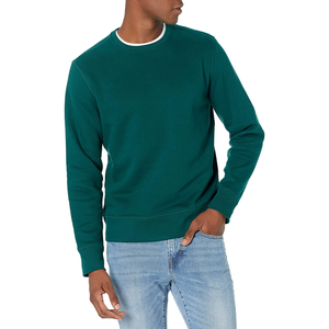 Sweat-shirts d'hiver pour hommes de haute qualité en gros 2025, sweats à capuche à col rond personnalisés, 100% coton, uni, logo brodé personnalisé - Product Image 3